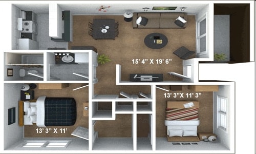 Pebble Beach - Two Bedroom