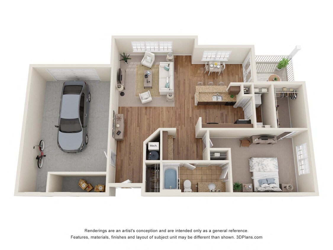 Floor Plan - Flame Azalea w/Garage