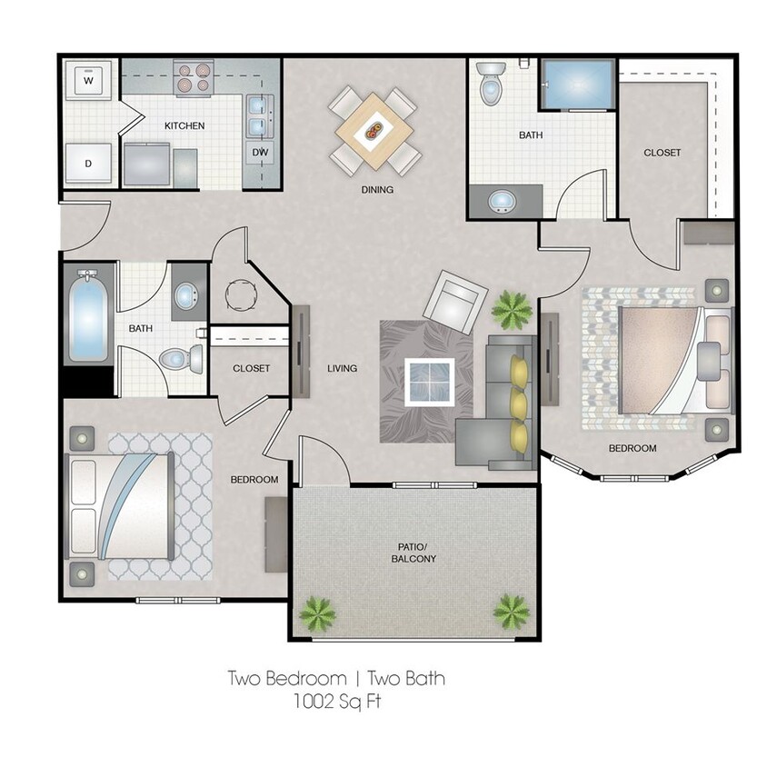 Floor Plan - 2 Bedroom