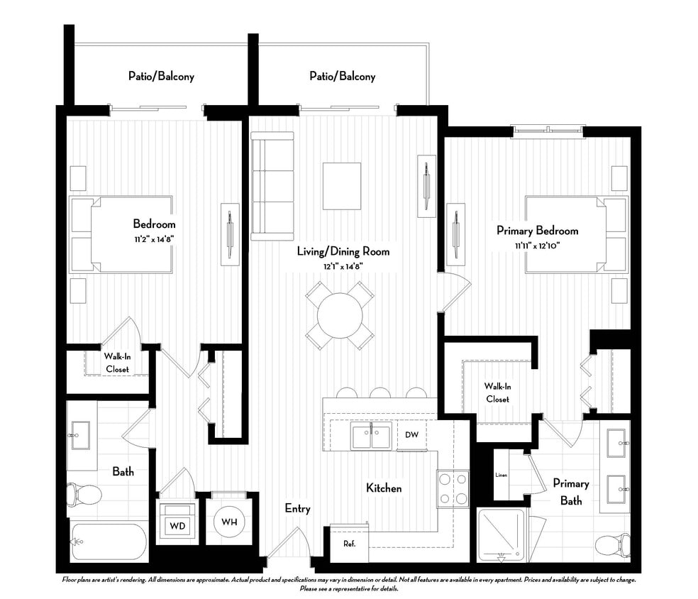 Floor Plan - B1.4W (Salary Requirements Apply)