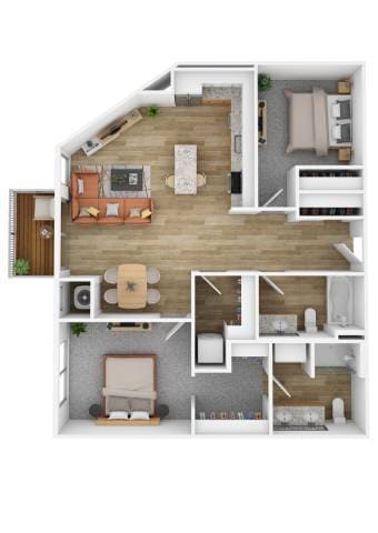 Floor Plan - Meditate (BLDG II)