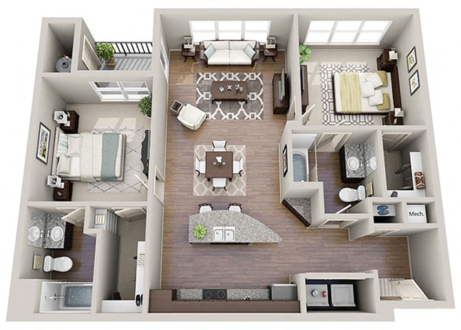 Floor Plan - The Bennetton B