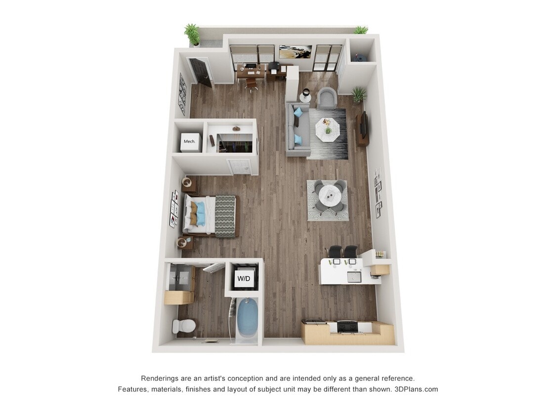 Floor Plan - Live/Work Loft