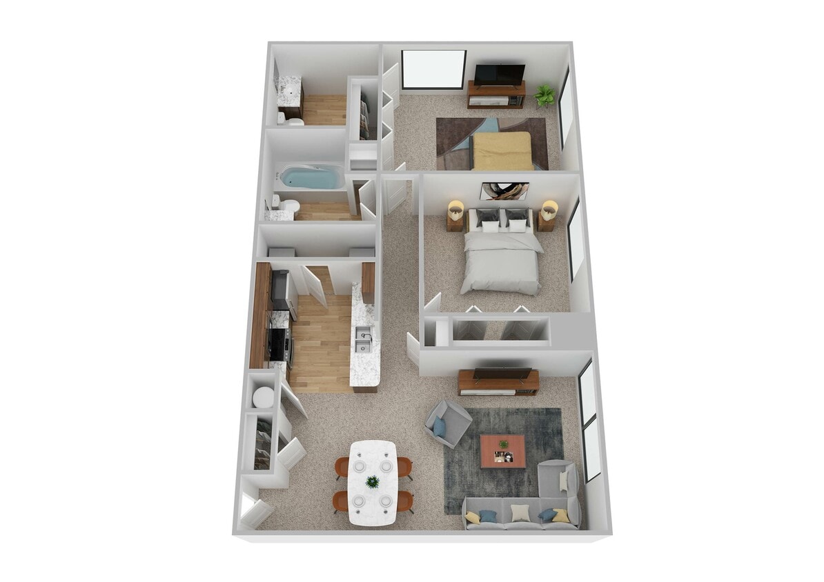 Oak Floor Plan - The Oak