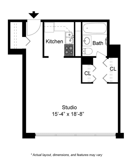 Floor Plan - Studio