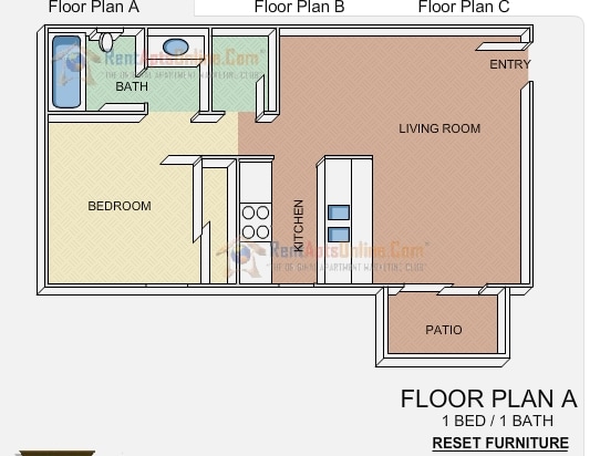 A - One Bedroom One Bath