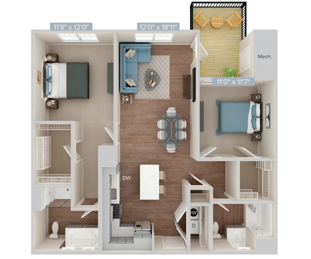 Floor Plan - BM08-1105