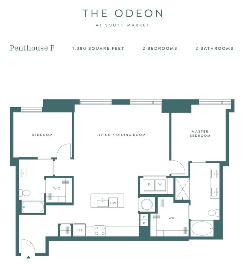 Floor Plan - Penthouse F