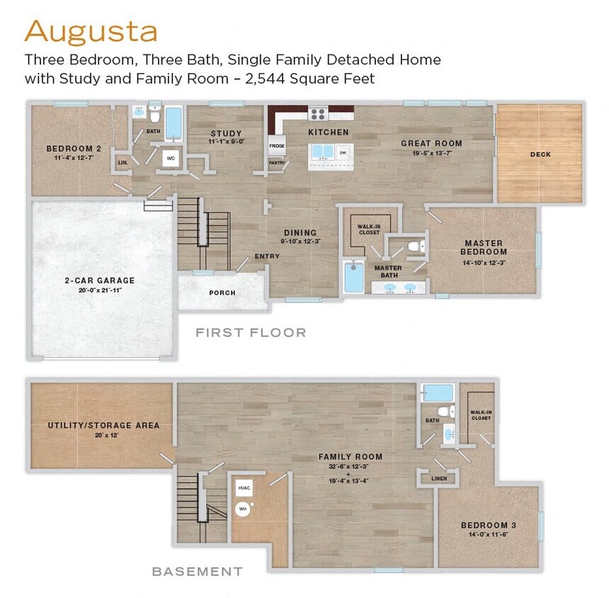Floor Plan - Fairway - Augusta 3/3