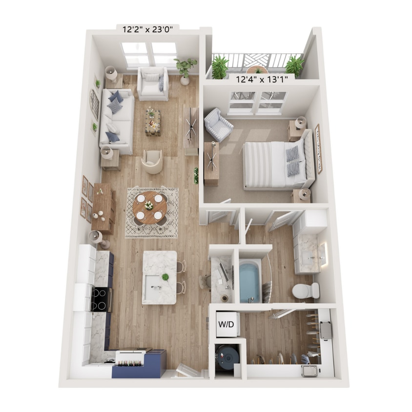 Floor Plan - The Roanoke