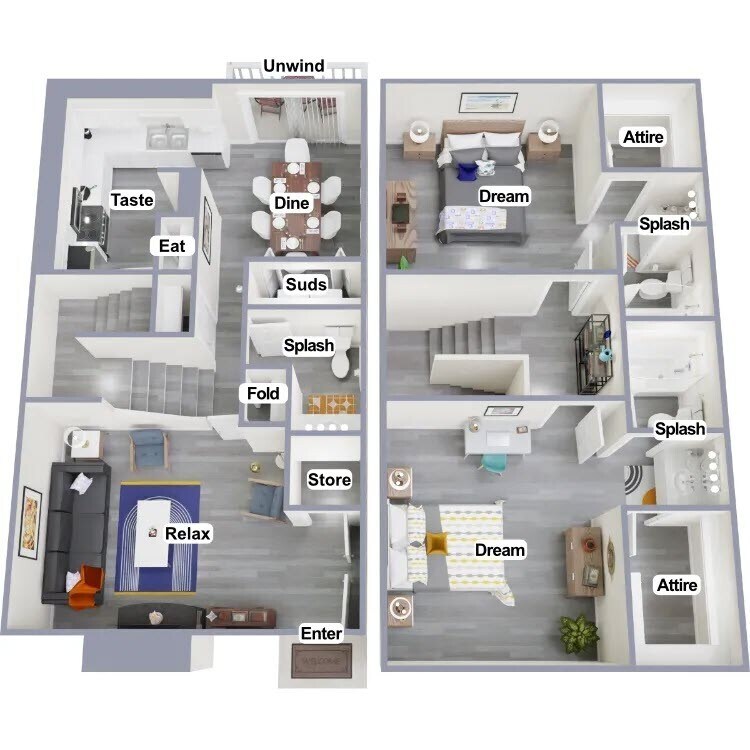 Floor Plan - The Santa Monica