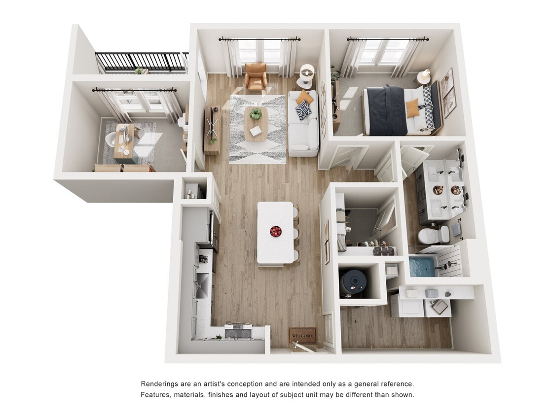 Floor Plan - A3 + Den