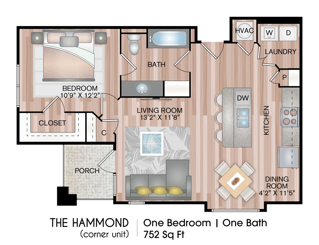The Hammond (Corner Unit) - The Hammond