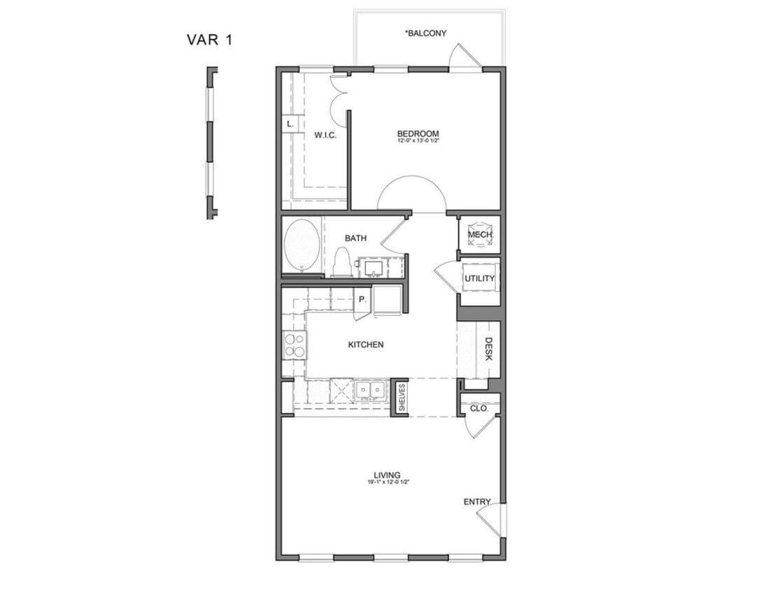 Floor Plan - Stag’s Leap 7A8.1