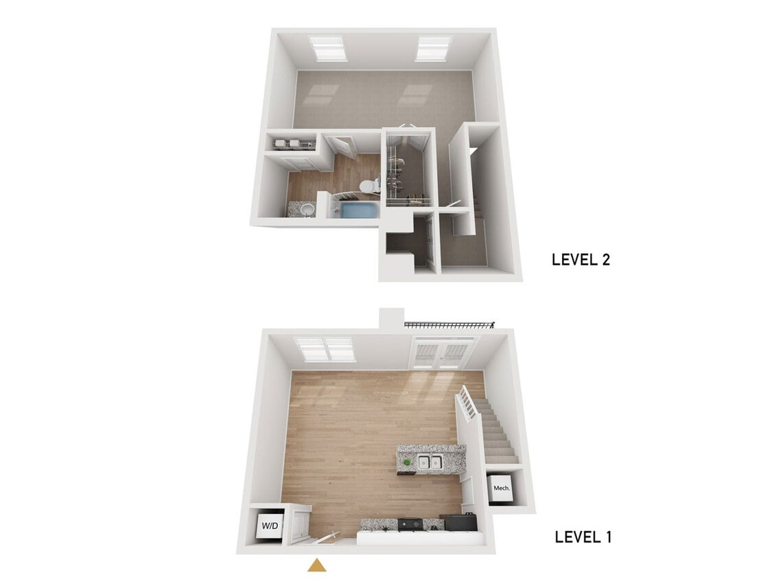Poppy 1x1 Floor Plan - Poppy