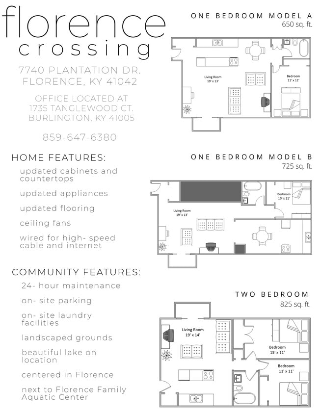 Floor Plan - 1 bedroom 