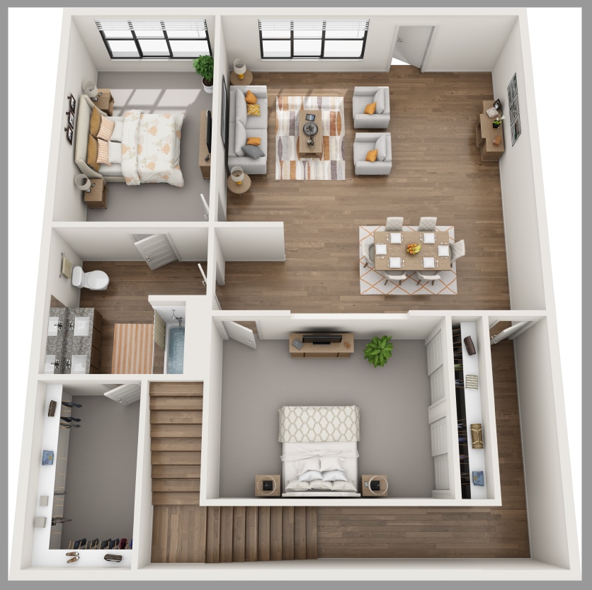 Floor Plan - Live Work B