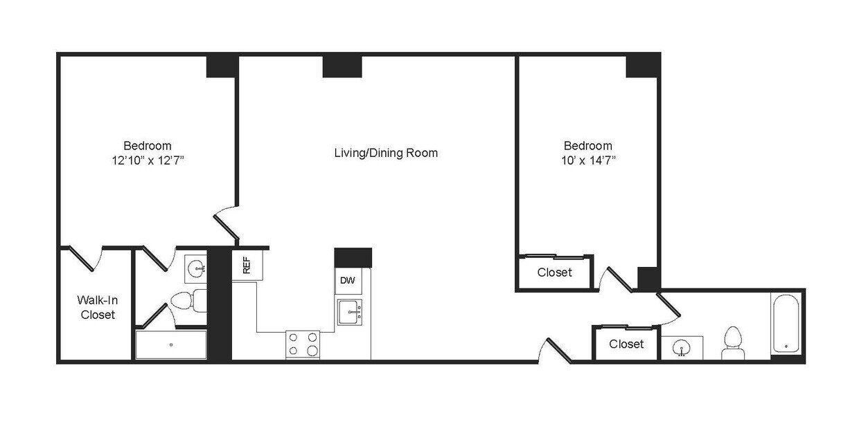 2 Bedroom Split 114 - 2 Bedroom Split 114