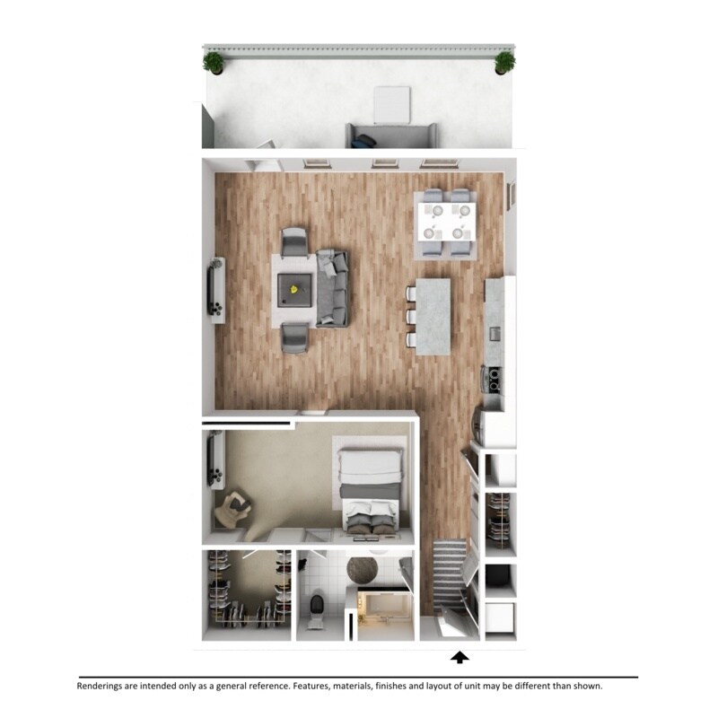 Floor Plan - Elevated Loft - Cardinal