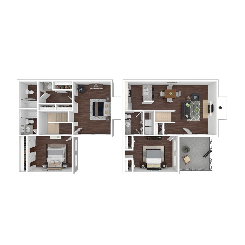 Floor Plan - 3x2.5U (Buena Vista II)