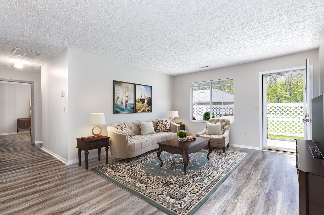 Floor Plan - 2 Bedroom w. 2 Car Attached Grg.