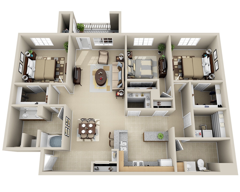 Floor Plan - Ballona (C2D)