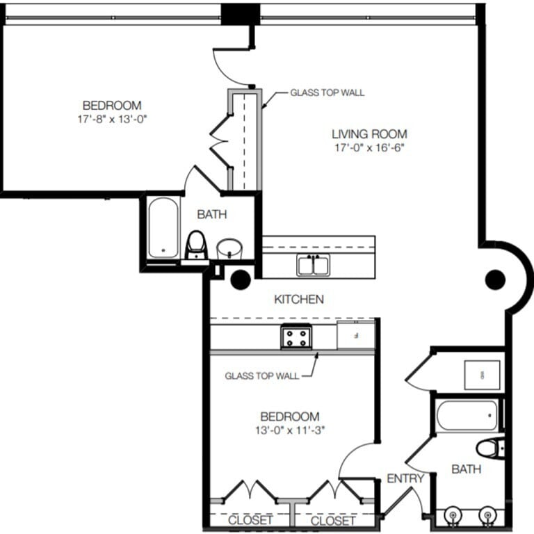 Floor Plan - SUITE 612A
