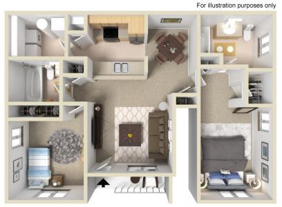 Floor Plan - 2 Bedroom