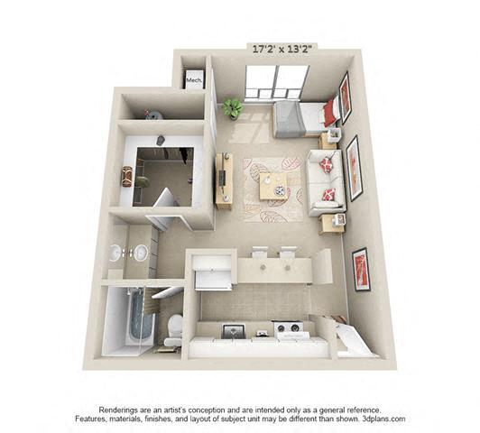 Floor Plan - Studio