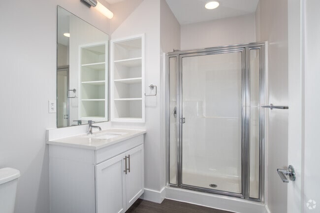2BR, 2BA - 1,078Ft.² - Primary Bathroom - Orpheum Apartments