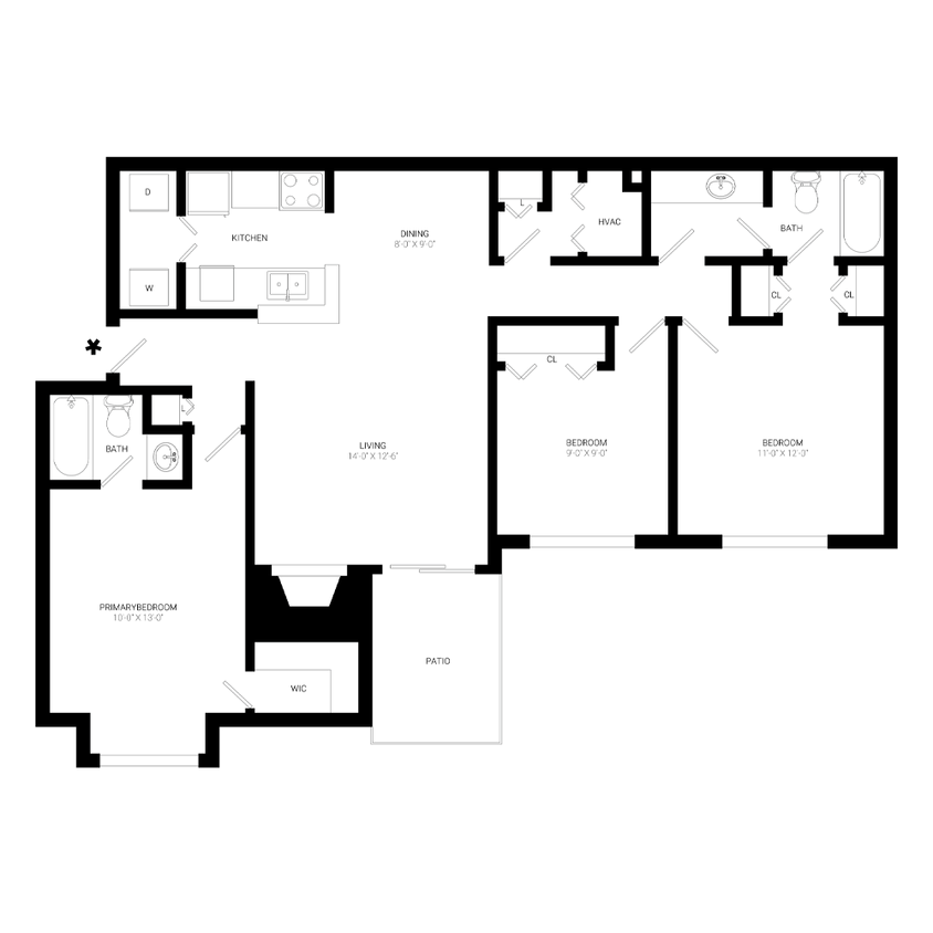 Floor Plan - The Breckenridge