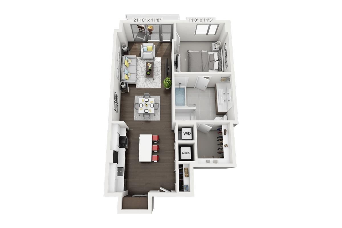 Floor Plan - A1E