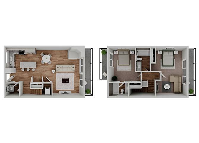 Floor Plan - B10T Townhome