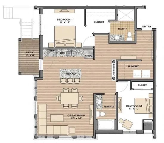Floor Plan - The Crossing