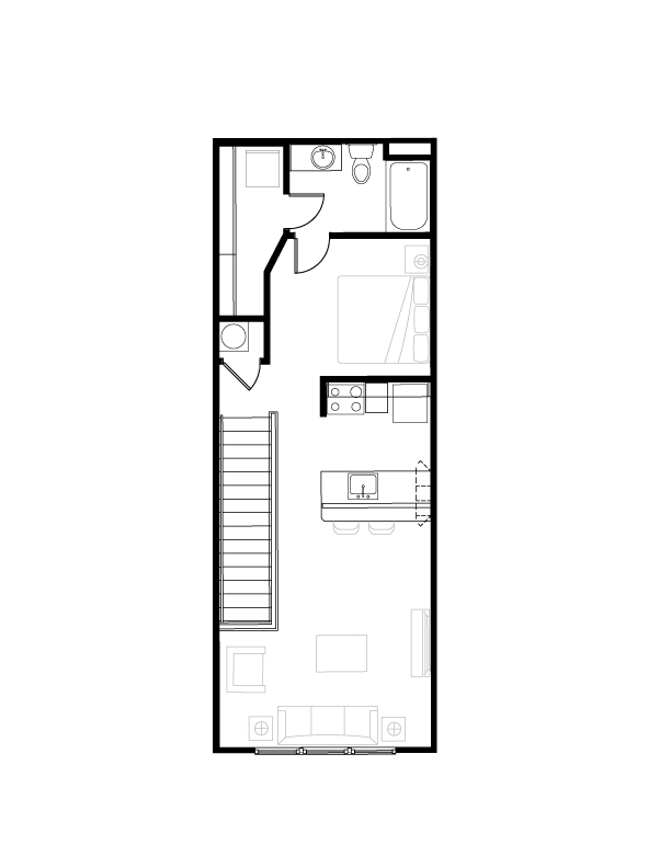 Floor Plan - Studio Grand Overlook