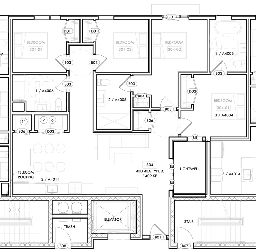 Floor Plan - TAKOMA DC | Furnished | Utilities Included | Pr...