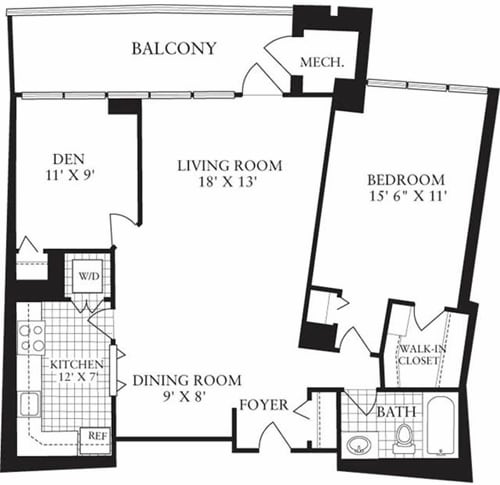 Floor Plan - 2 Bedrooms P
