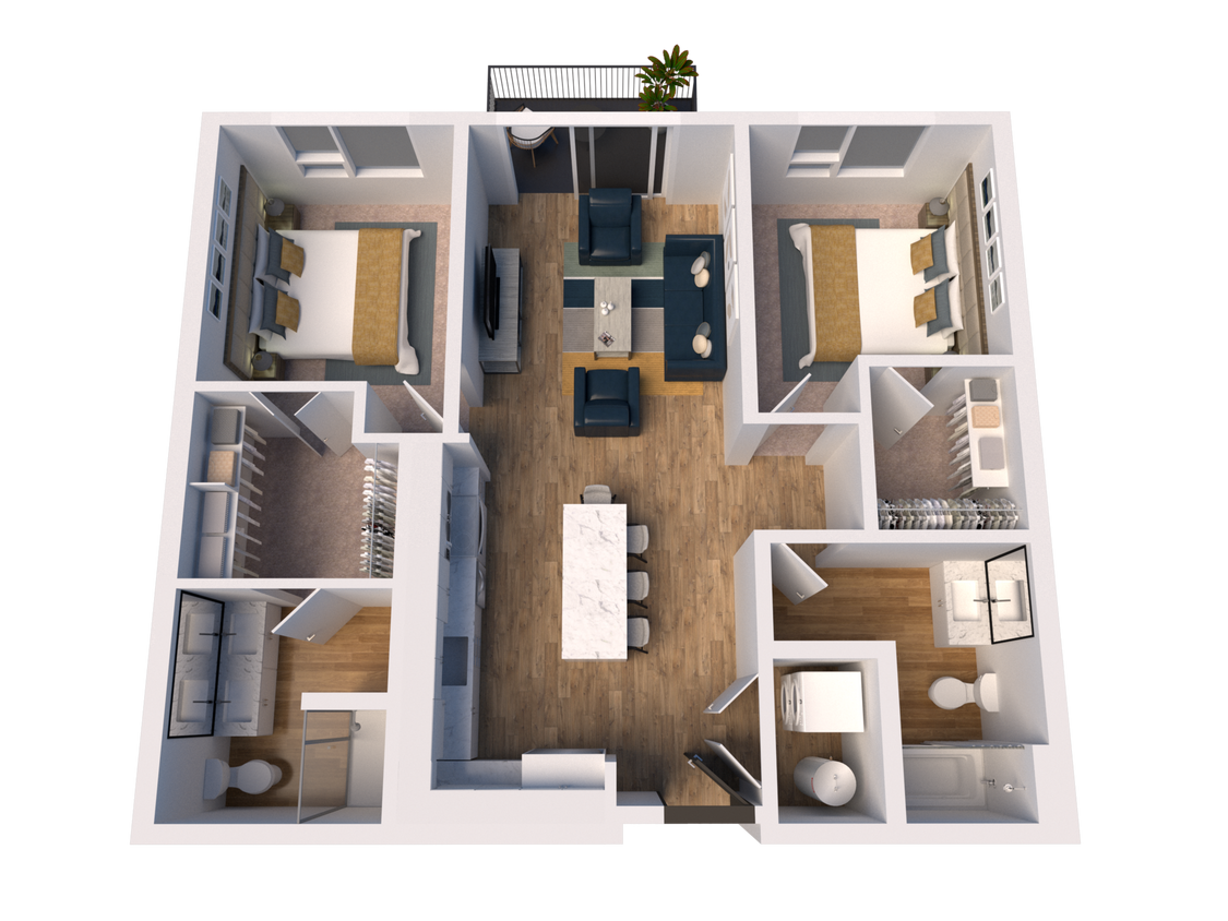 C2 floor plan The James - C2