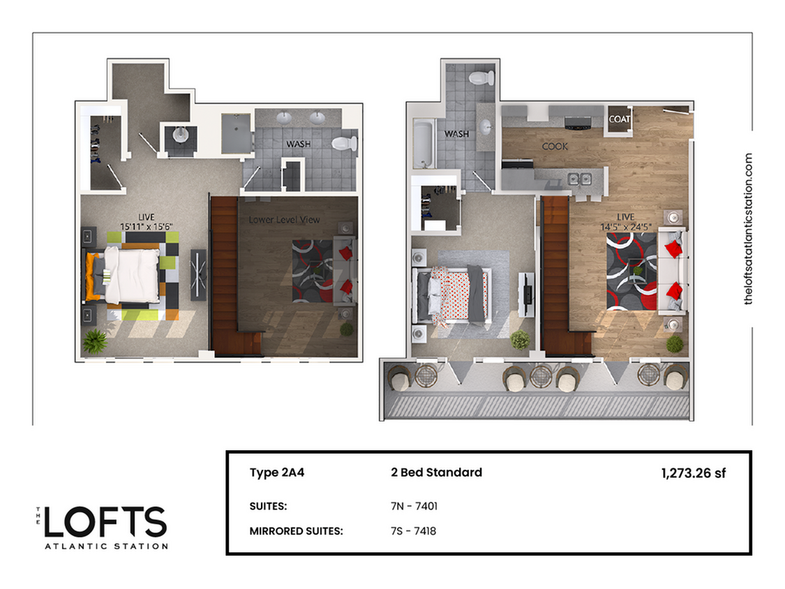 2A4 - 2 Bed Standard - 2A4 - 2 Bed Standard