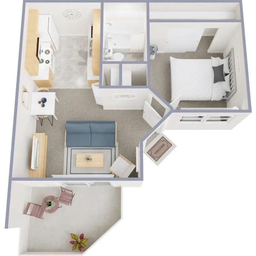 Floor Plan - A1 Renovated