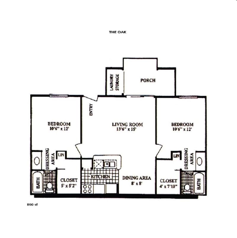 Floor Plan - The Oak