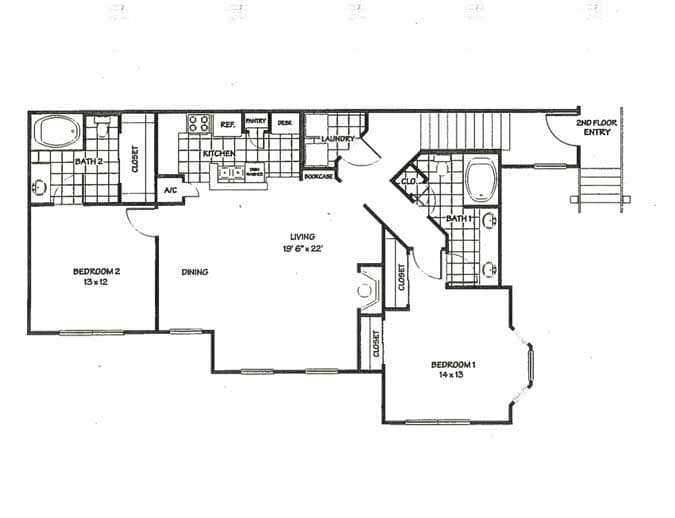 Floor Plan - 2D - Olivia- Sunroom