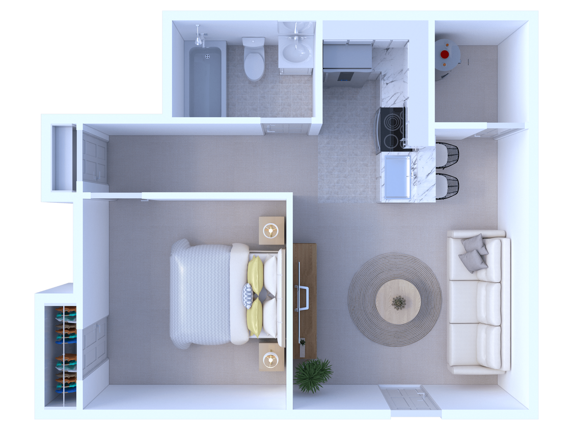 VairoVillage 1BD 1Bath 415sqft - 1 Bedroom Junior-415