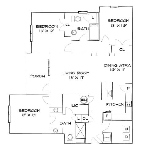 Floor Plan - Design 3A