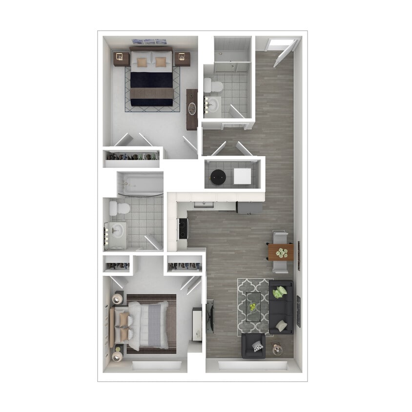 Lynnhaven - 2 Bedroom - 3D Furnished - Lynnhaven