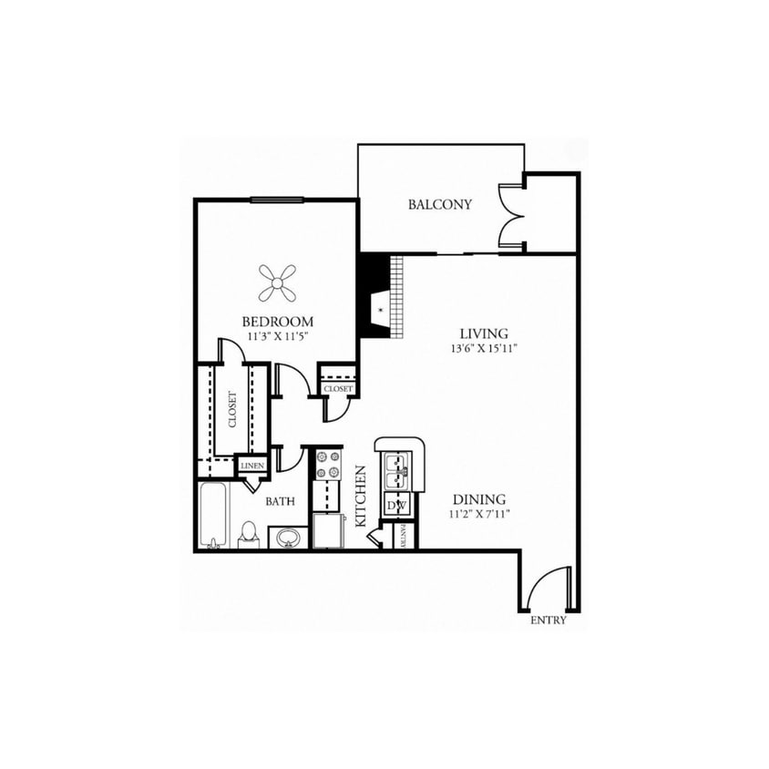 Floor Plan - 1C Renovation 2