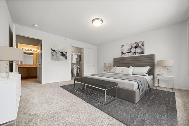 The Matthew Bedroom - Prairie Lakes Apartments