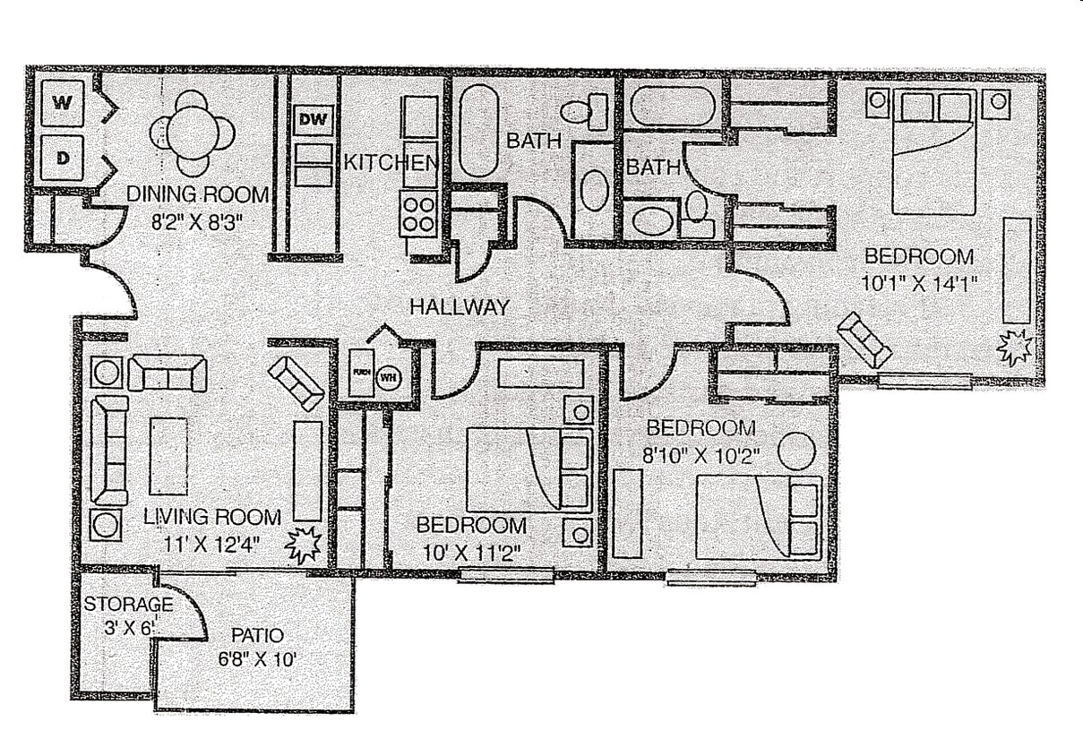 3BR/2BA - 3.2