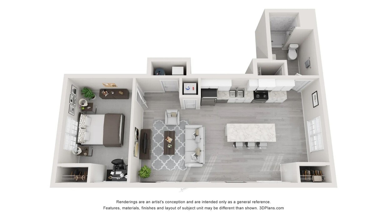 A 3D rendering of The Elusive - The Elusive