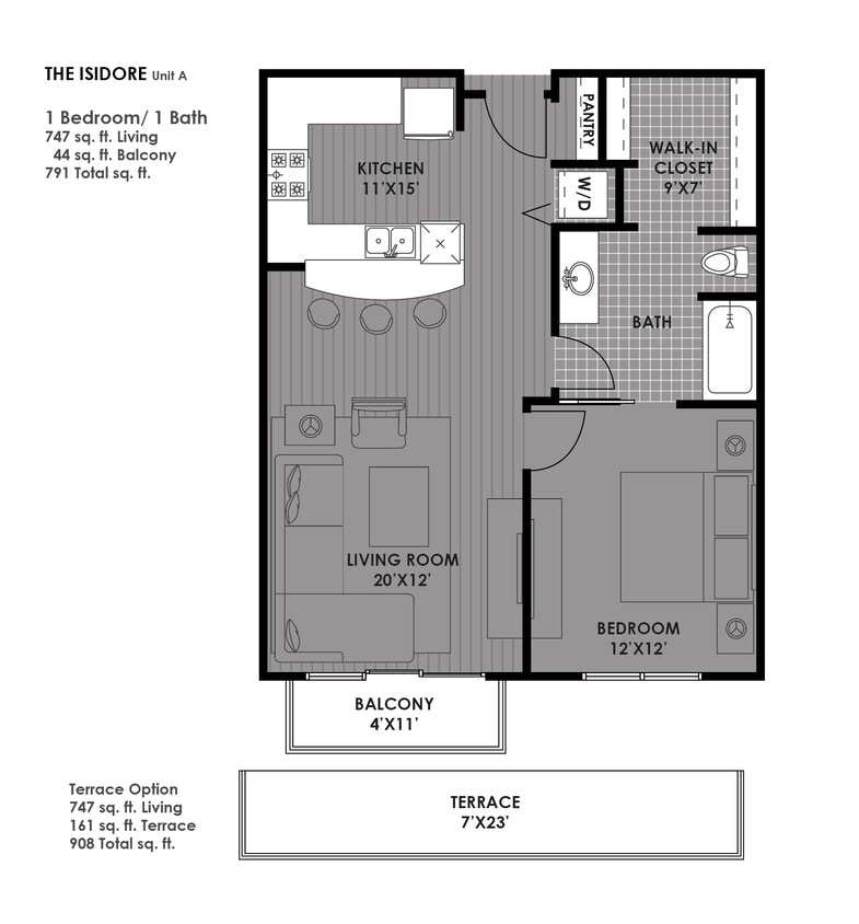Floor Plan - The Isidore
